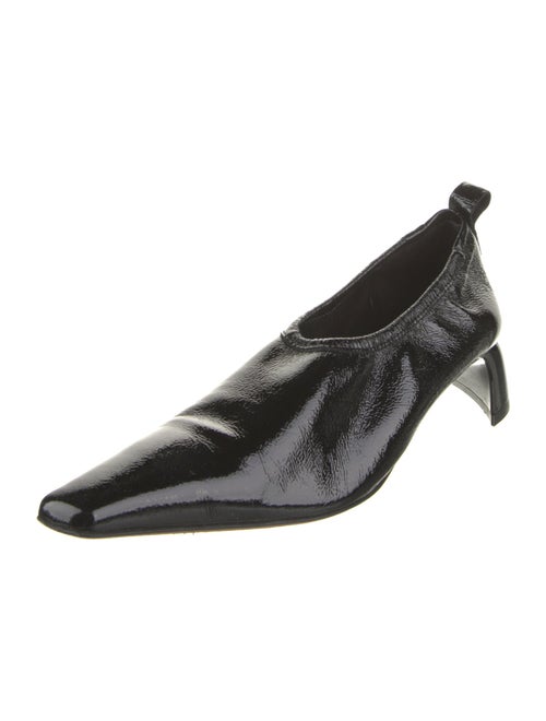 Tibi Patent Leather Slingback Pumps
