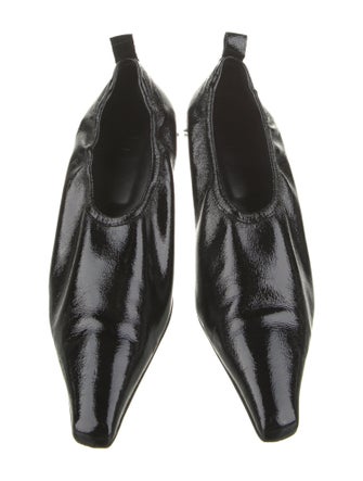 Tibi Patent Leather Slingback Pumps