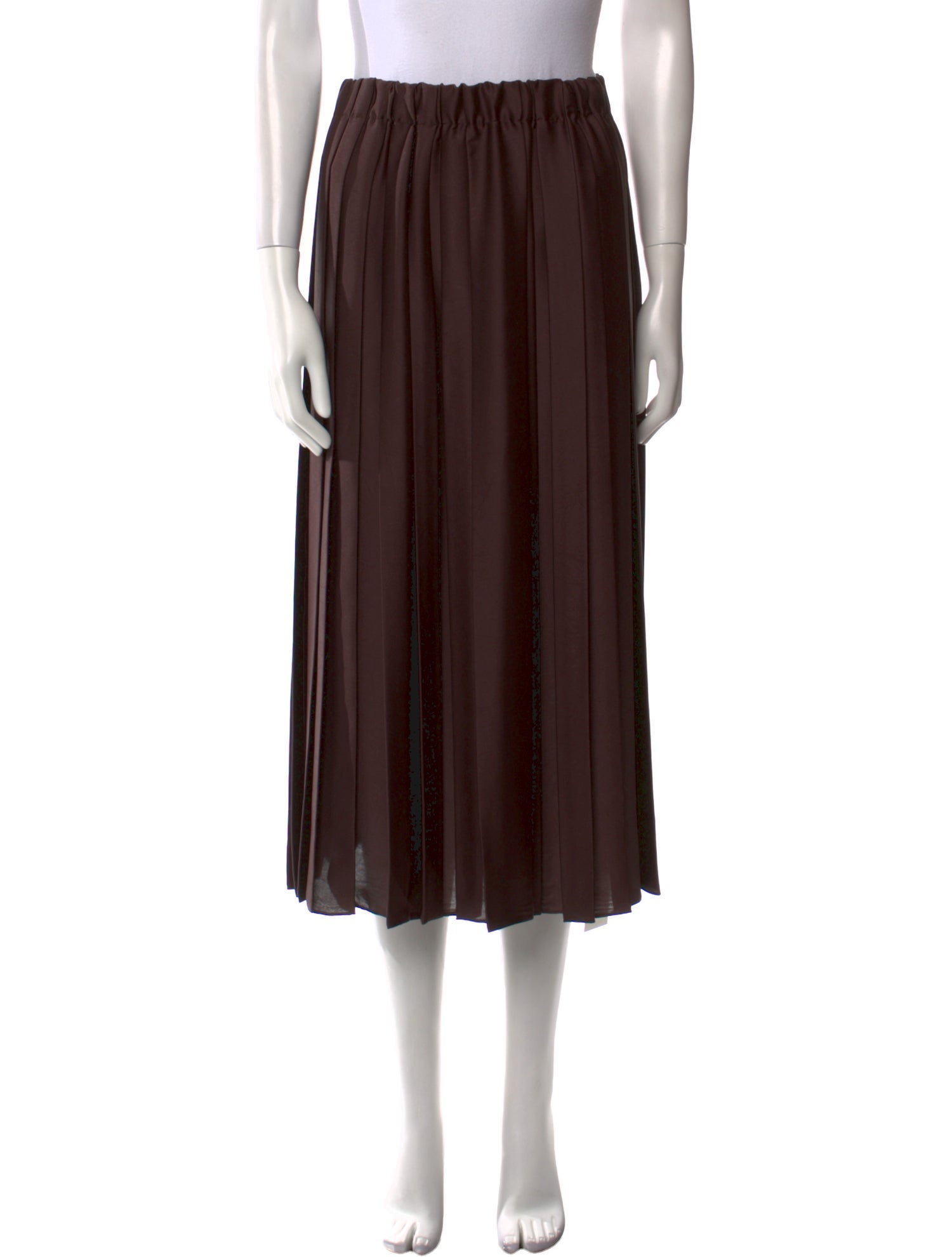 Khaite Midi Length Skirt - Brown Skirts, Clothing
