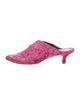 Tibi Velvet Mules