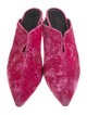 Tibi Velvet Mules