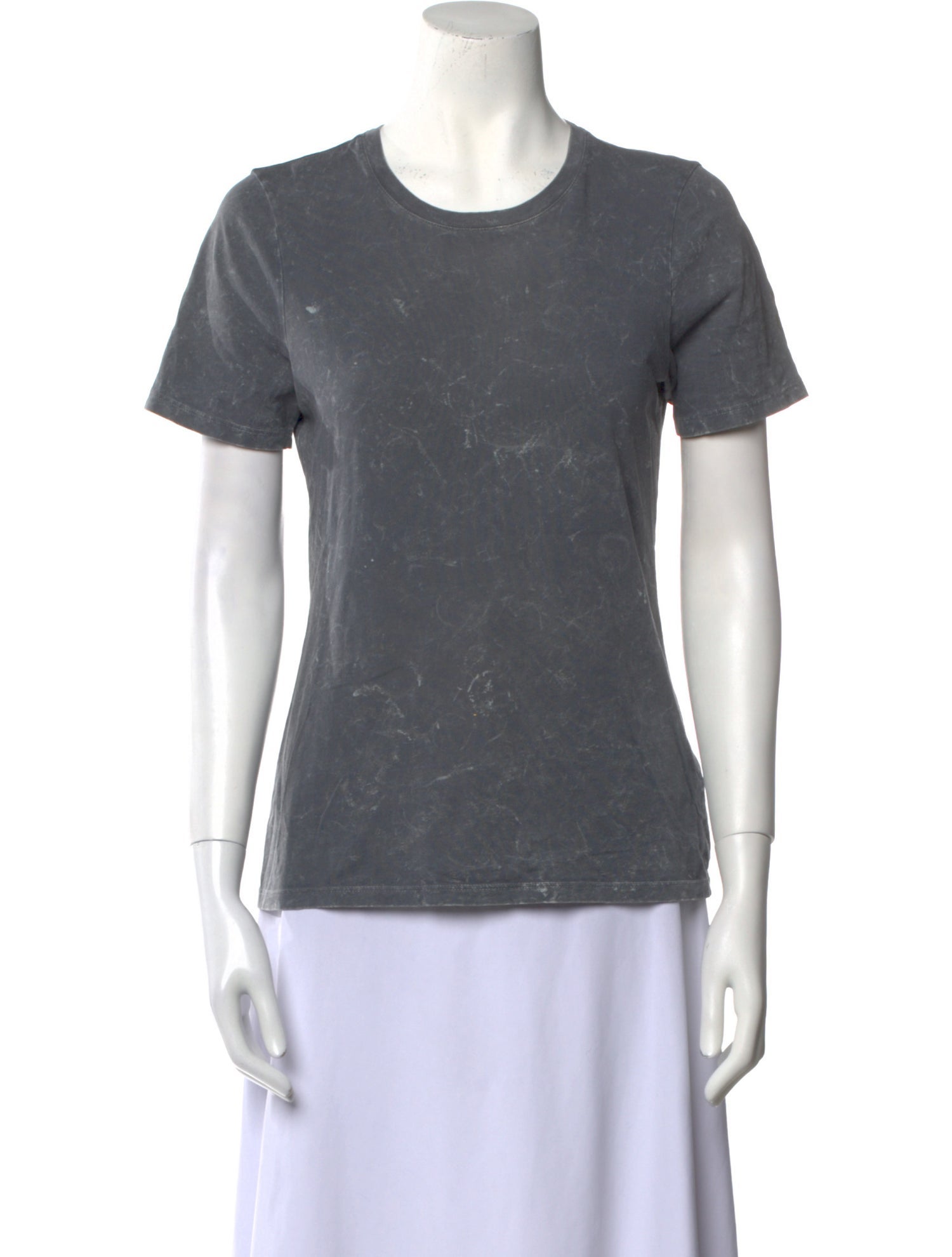 Tibi Crew Neck Short Sleeve T-Shirt