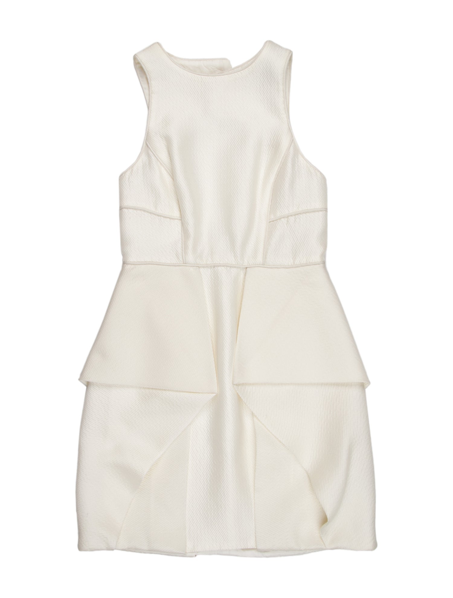 Tibi Bateau Neckline Mini Dress