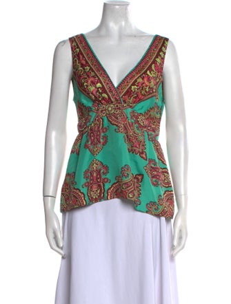 Tibi Silk Printed Blouse