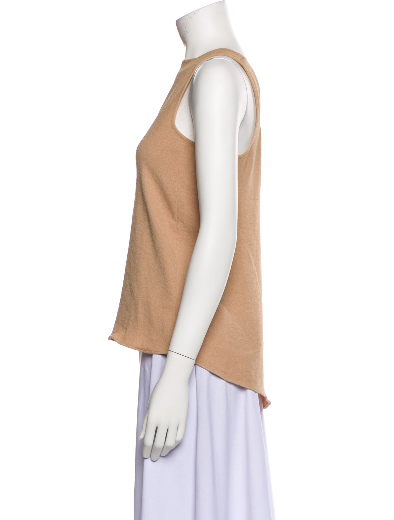 Tibi Square Neckline Sleeveless Top
