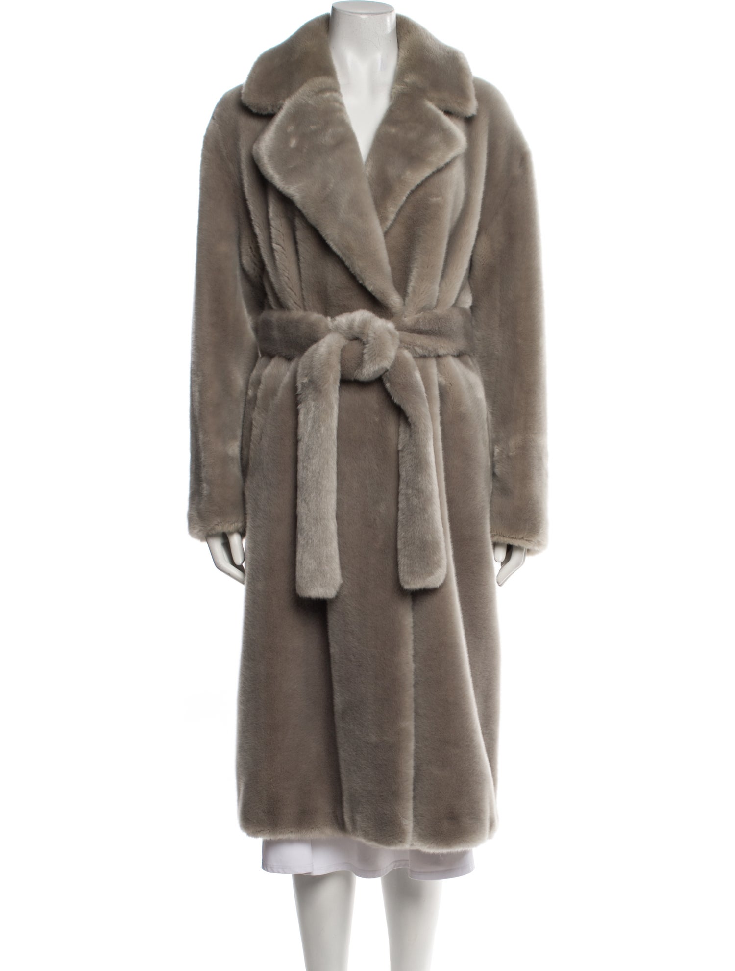 Tibi Faux Fur Coat
