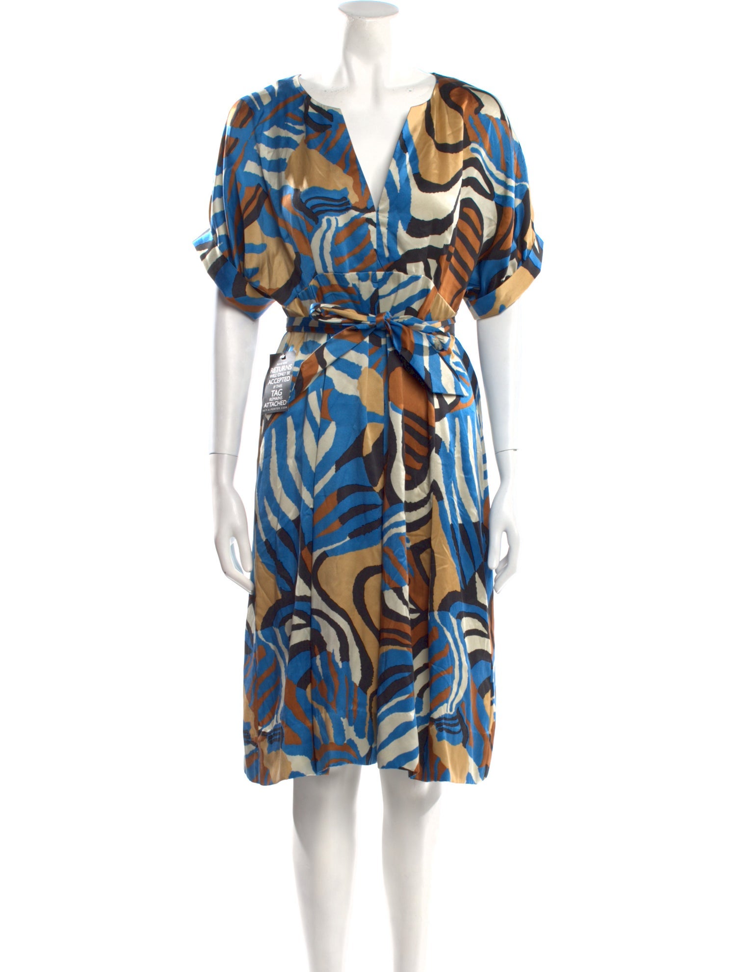 Tibi Silk Knee-Length Dress