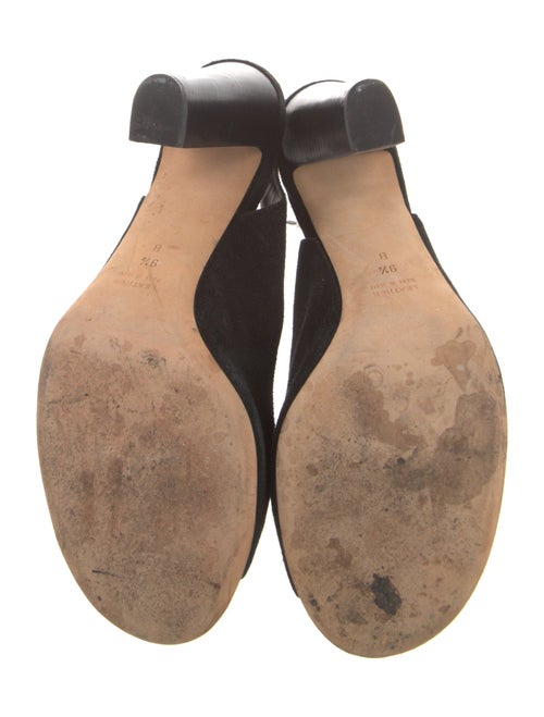 Tibi Suede Printed Slingback Sandals