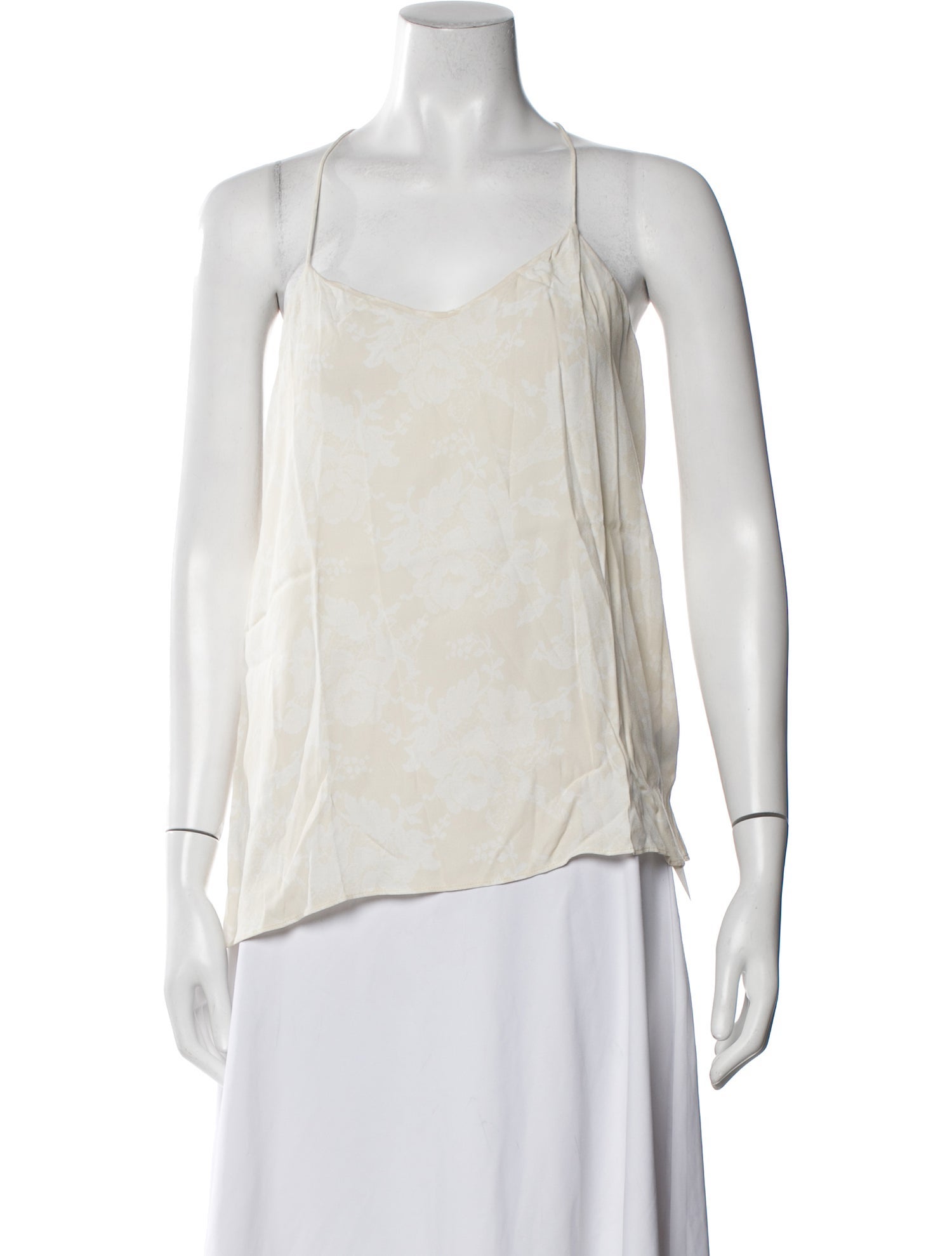 Tibi V-Neck Sleeveless Top w/ Tags
