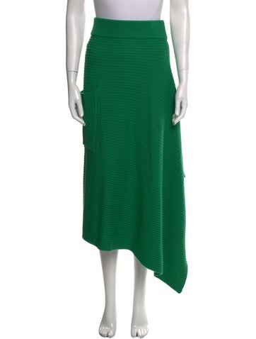 Tibi Skirts Merino Wool Midi Length Skirt S