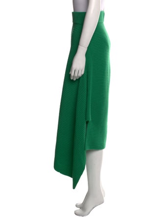 Tibi Merino Wool Midi Length Skirt