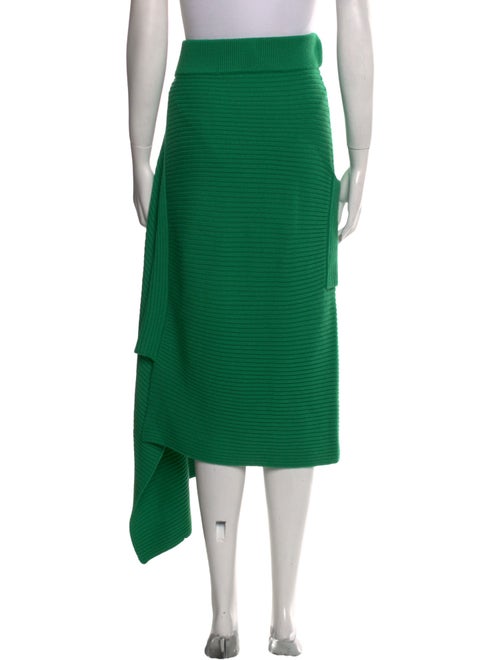 Tibi Merino Wool Midi Length Skirt