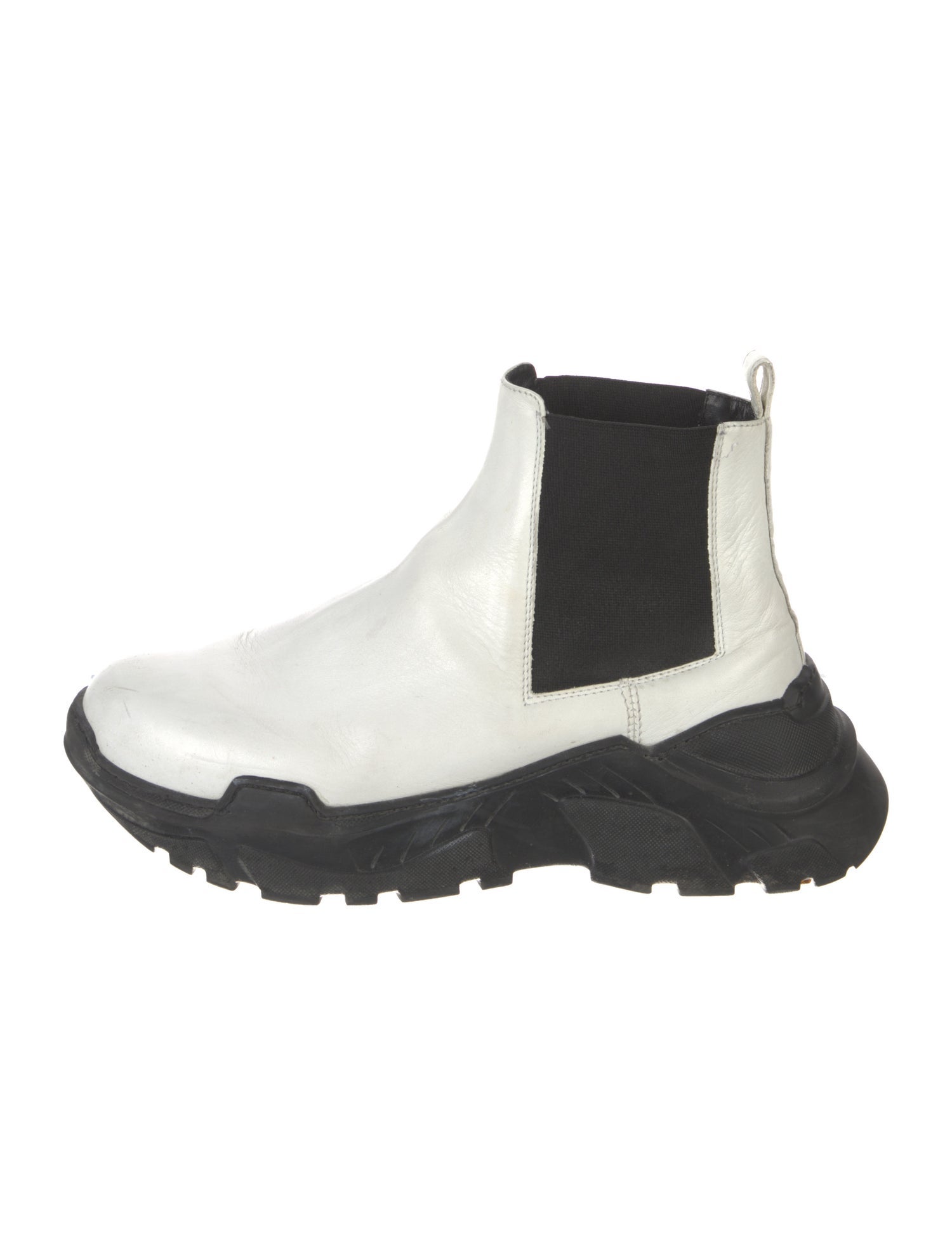 Tibi Leather Chelsea Boots