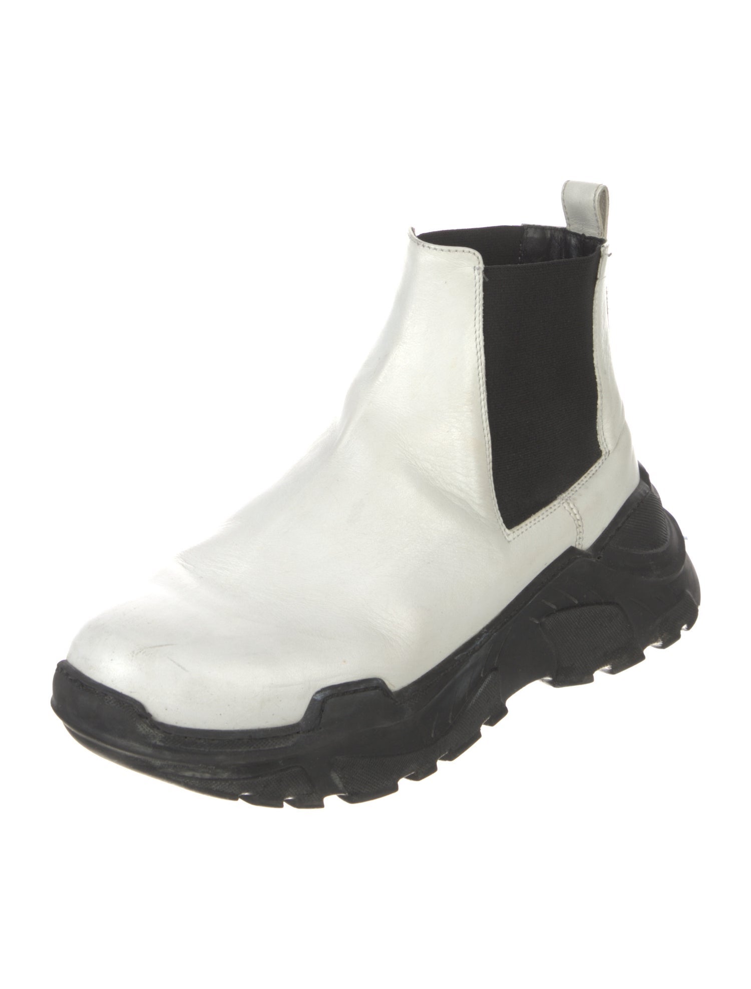 Tibi Leather Chelsea Boots