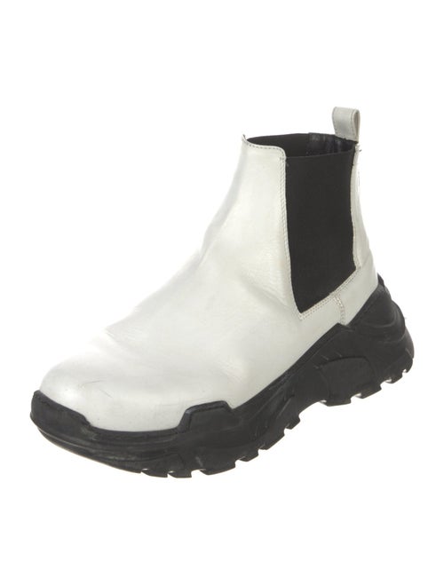 Tibi Leather Chelsea Boots