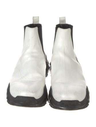 Tibi Leather Chelsea Boots