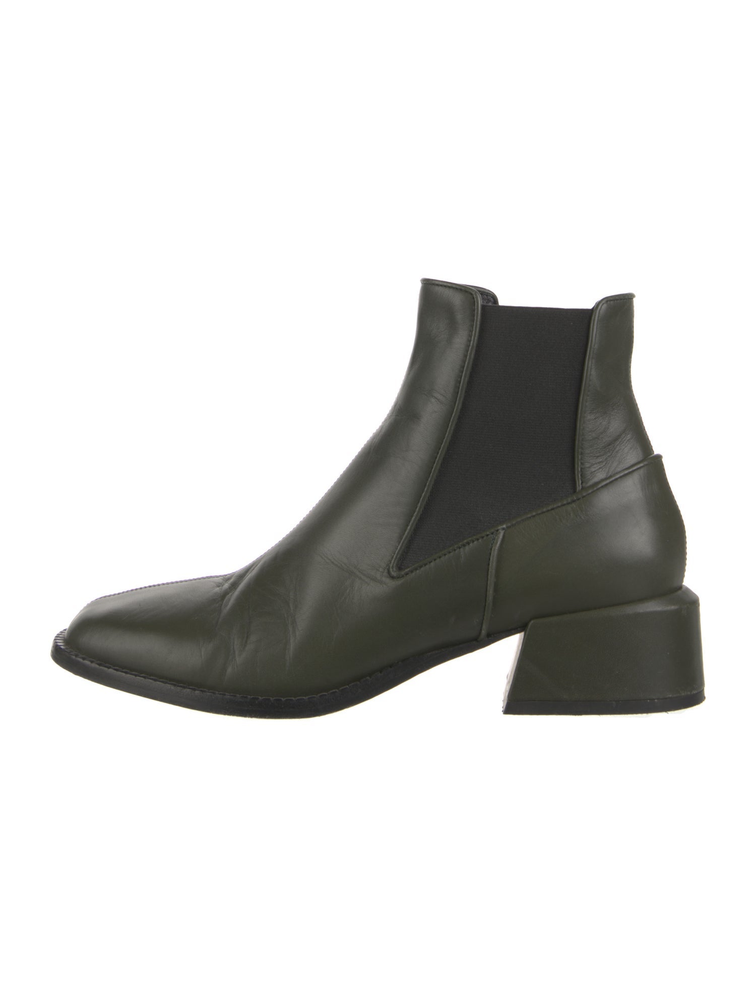 Tibi Leather Chelsea Boots
