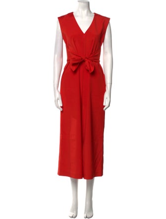 Tibi V-Neck Jumpsuit