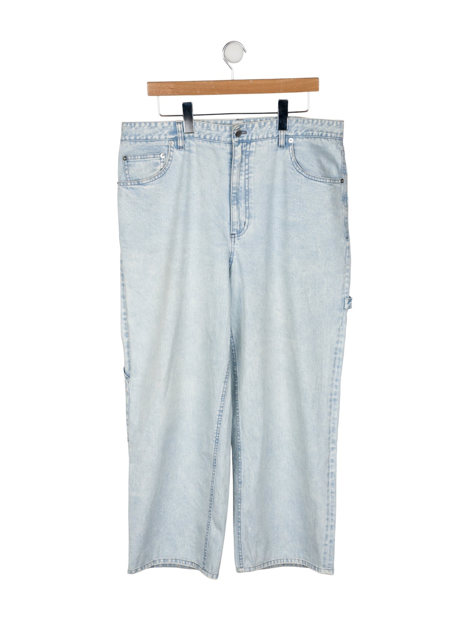 Tibi High-Rise Wide Leg Jeans
