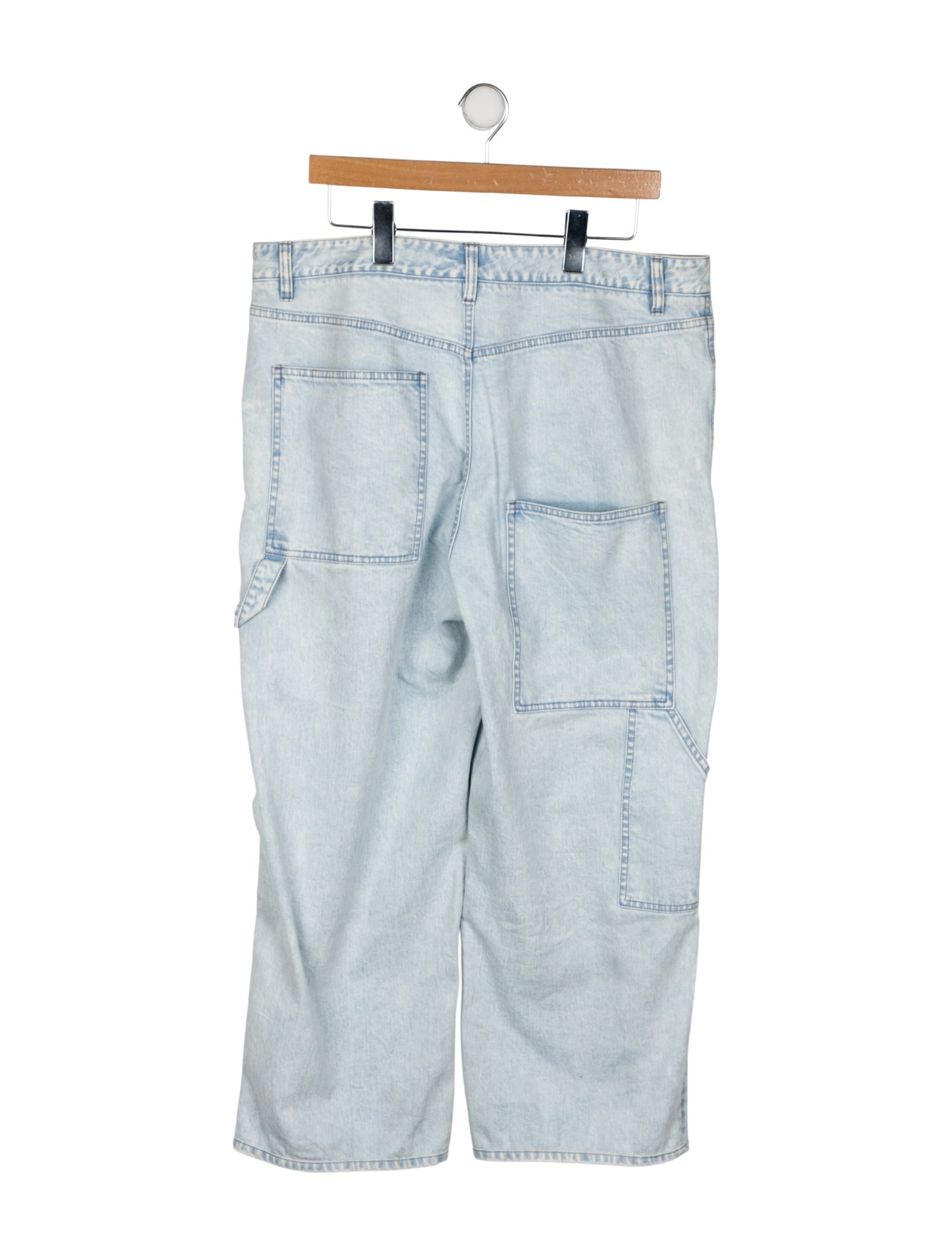 Tibi High-Rise Wide Leg Jeans