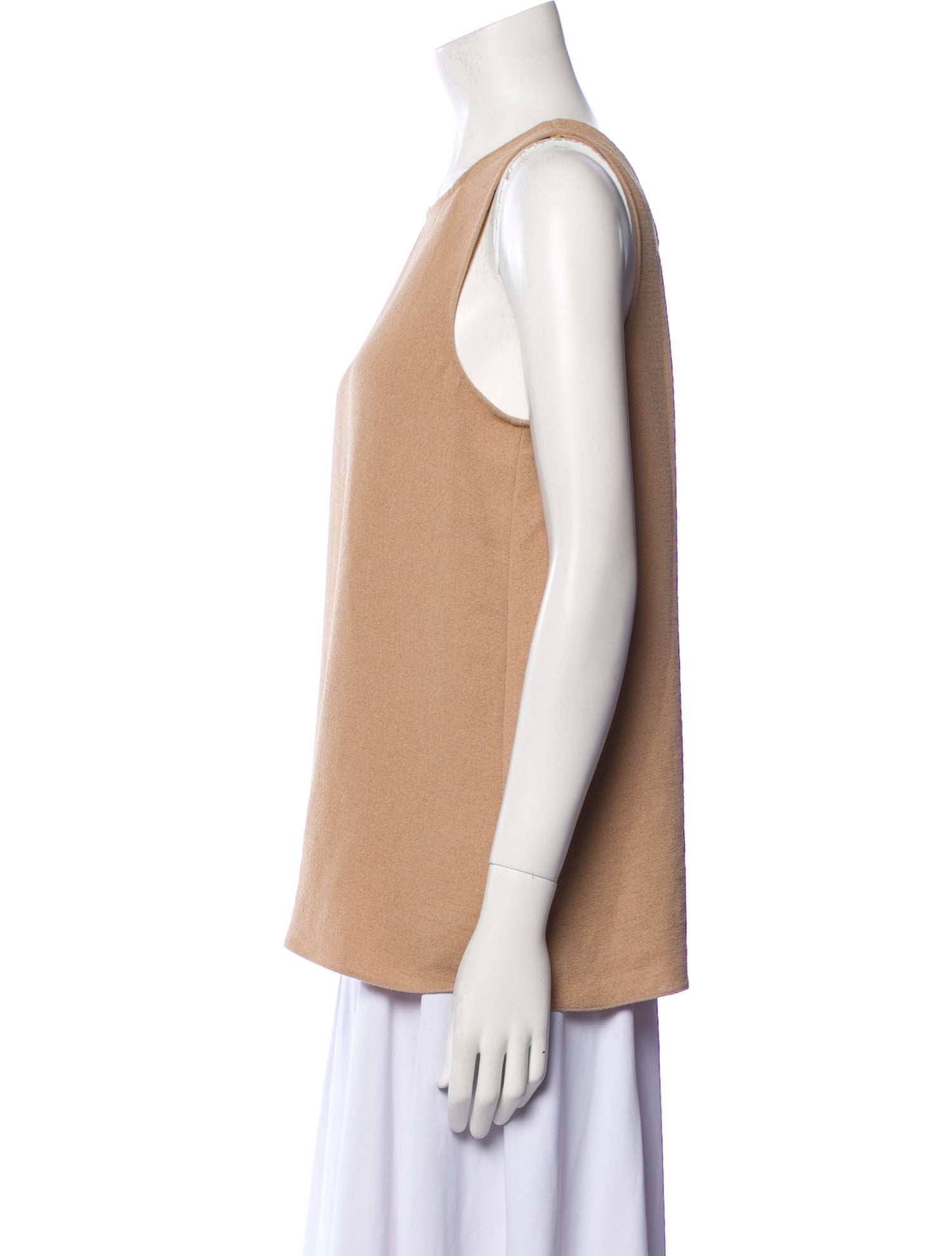 Tibi Square Neckline Sleeveless Top