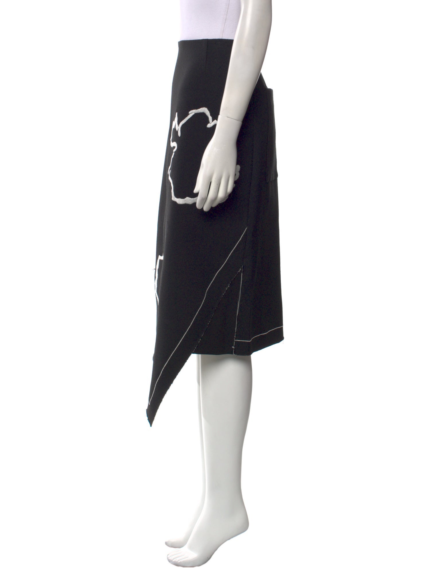 Tibi Graphic Print Midi Length Skirt w/ Tags