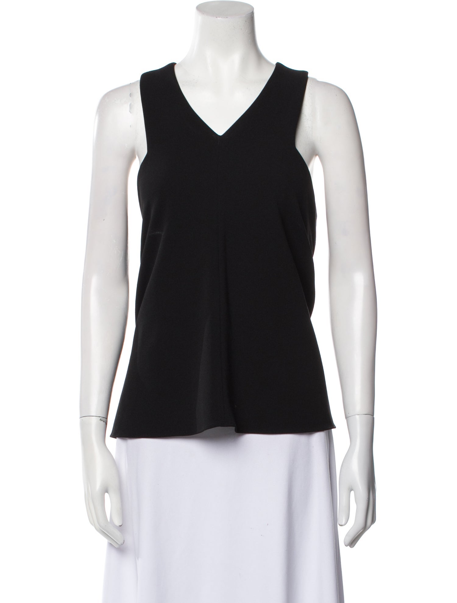 Tibi V-Neck Sleeveless Top