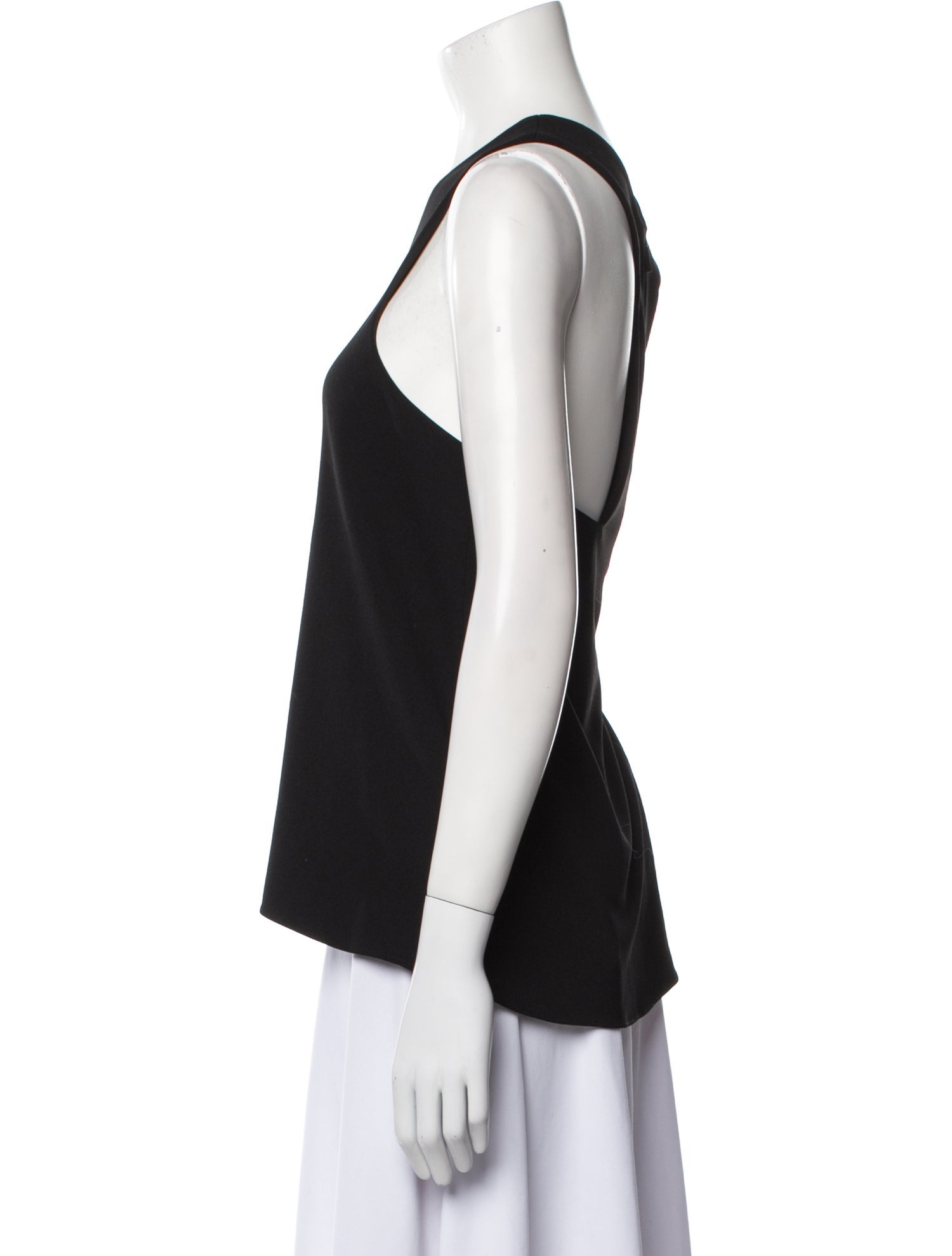 Tibi V-Neck Sleeveless Top