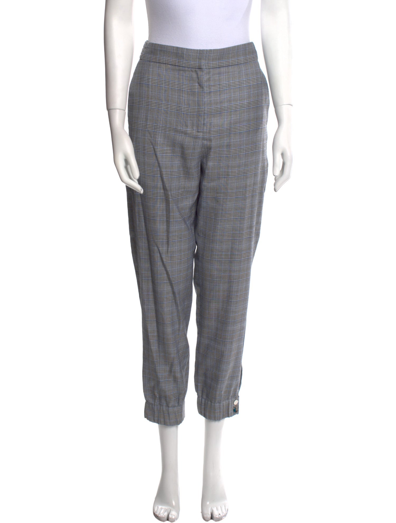 Tibi Virgin Wool Skinny Leg Pants