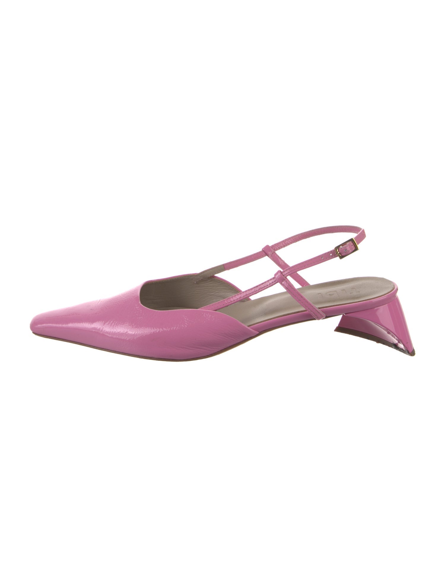 Tibi Patent Leather Slingback Pumps