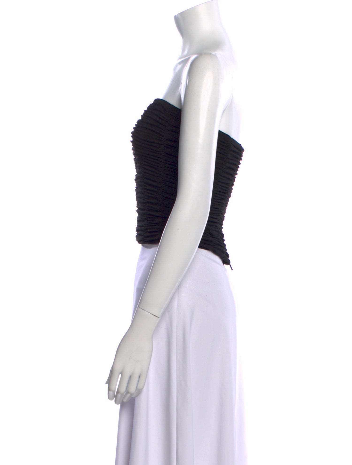 Tibi Strapless Crop Top