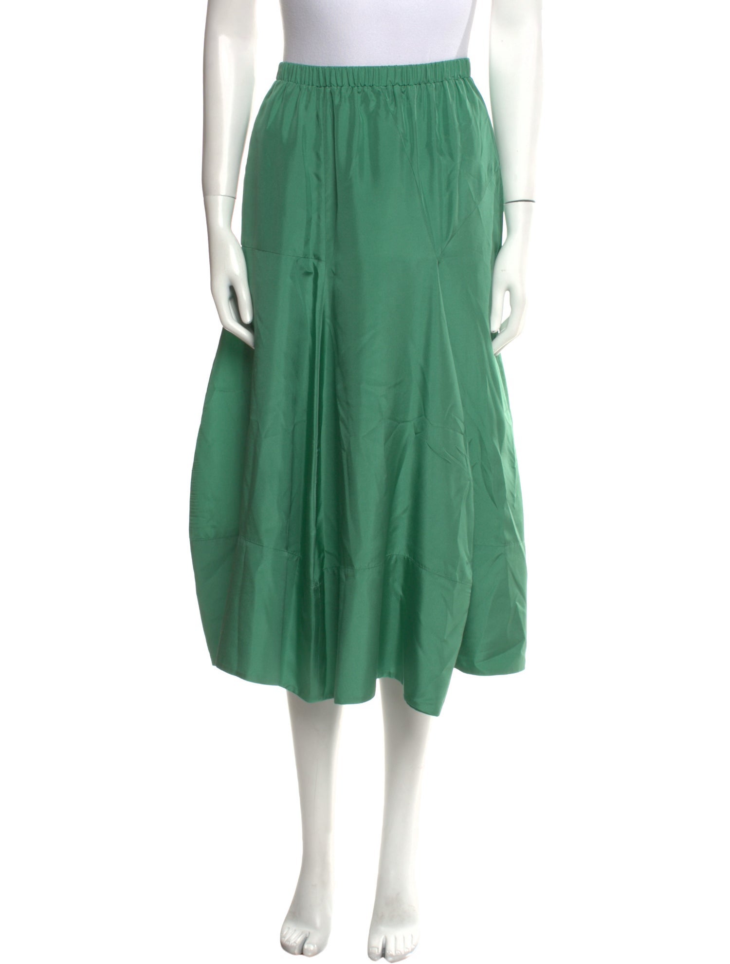 Tibi Silk Midi Length Skirt