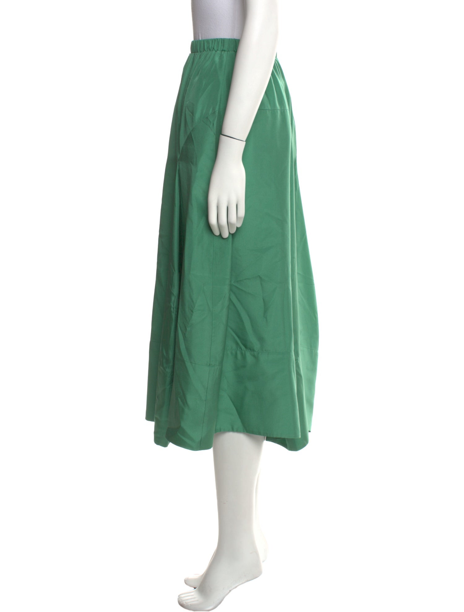 Tibi Silk Midi Length Skirt