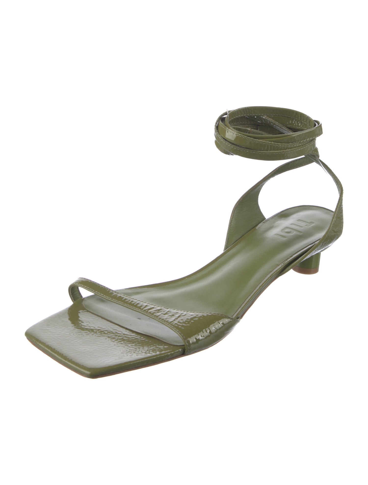 Tibi Patent Leather Sandals