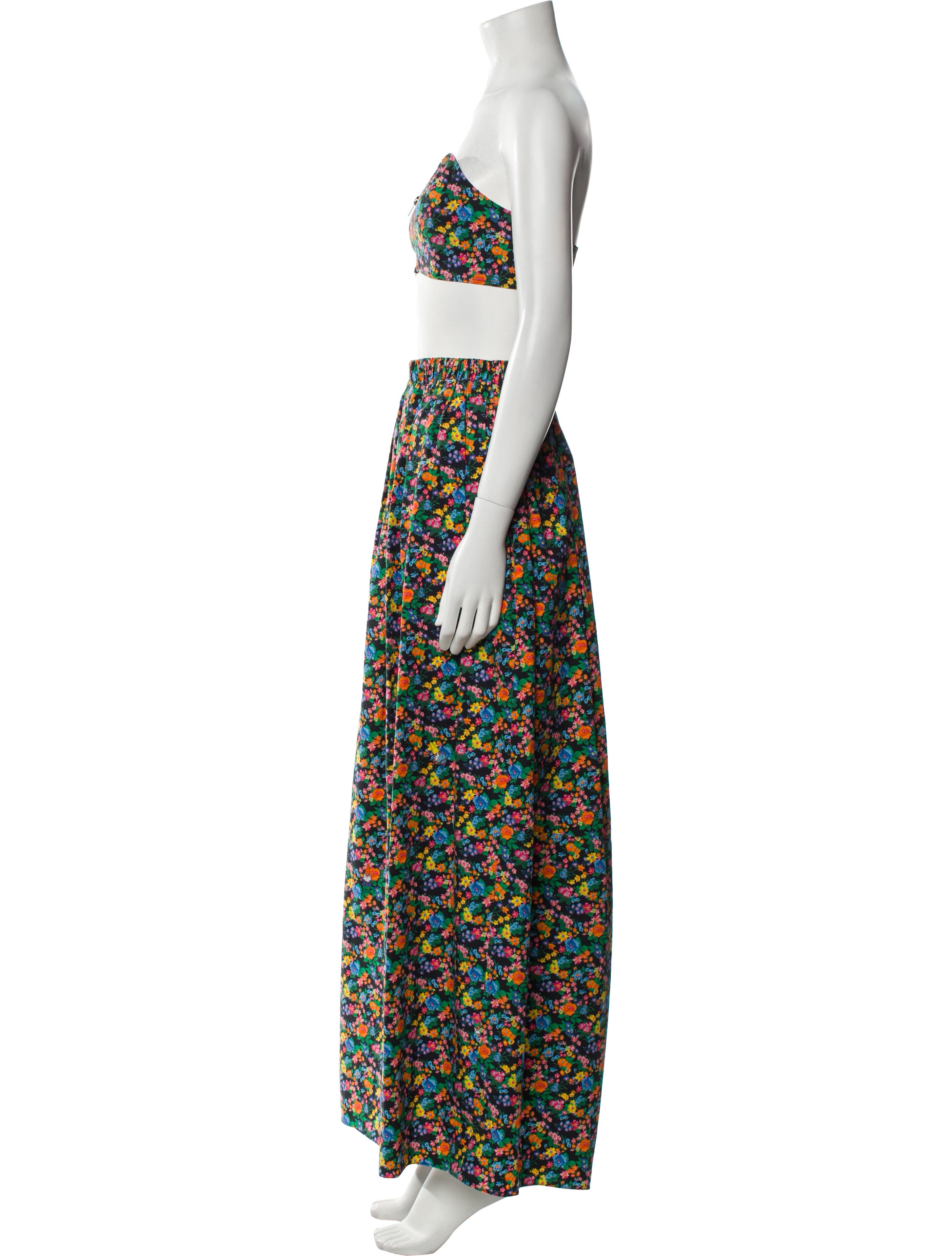 Tibi Printed Skirt Set