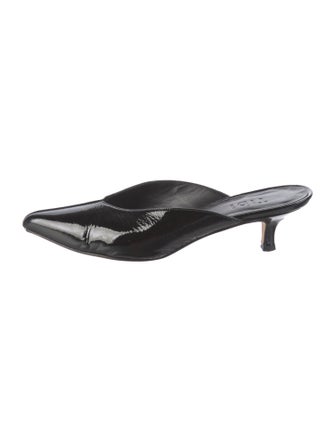 Tibi Patent Leather Mules