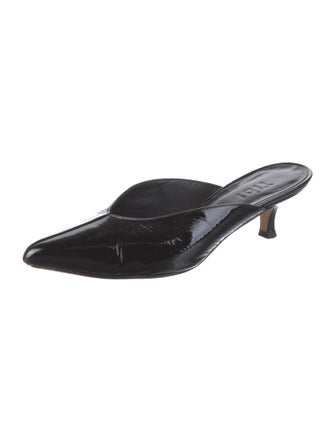 Tibi Patent Leather Mules