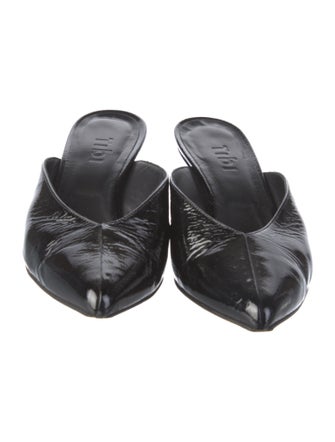 Tibi Patent Leather Mules