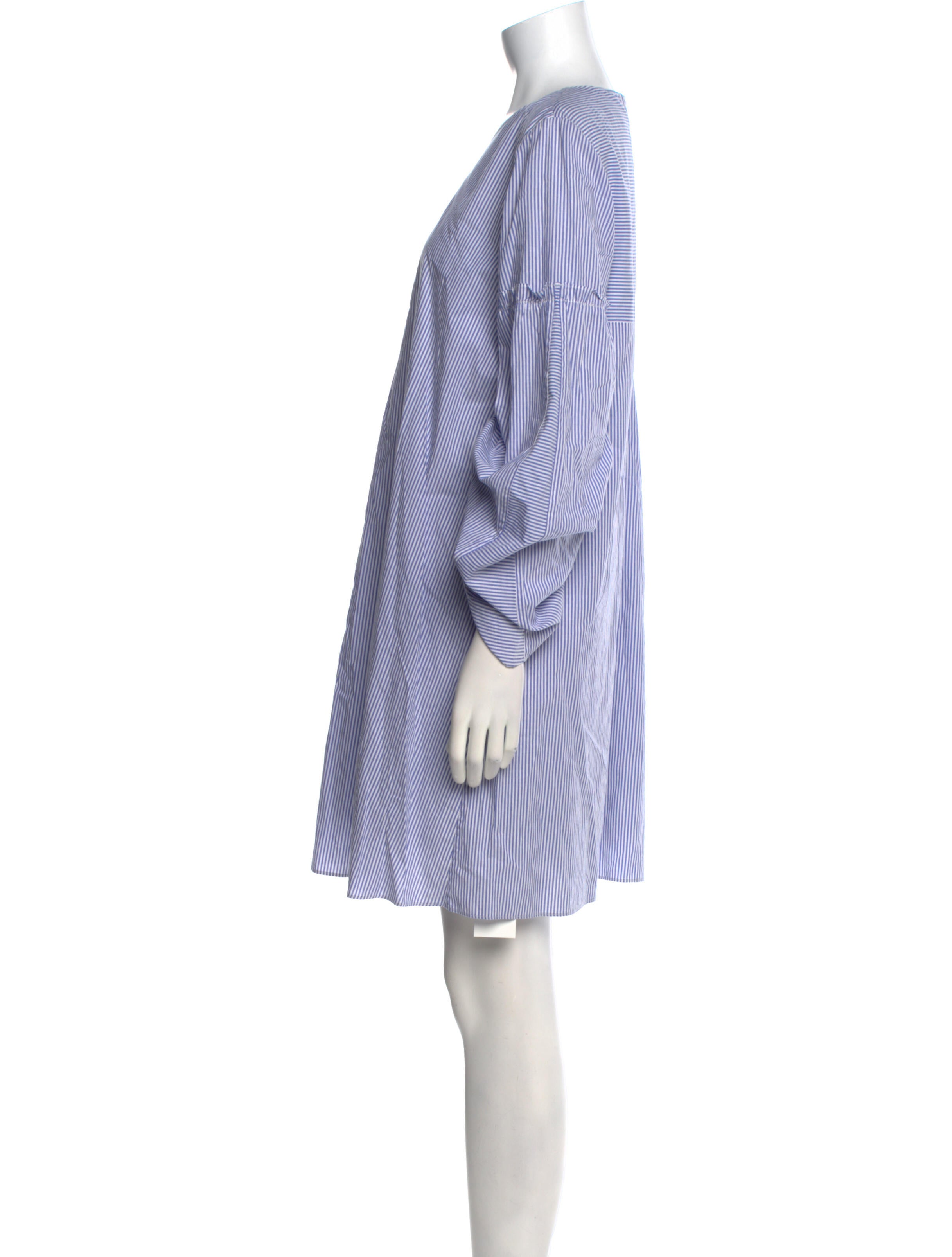 Tibi Striped Mini Dress