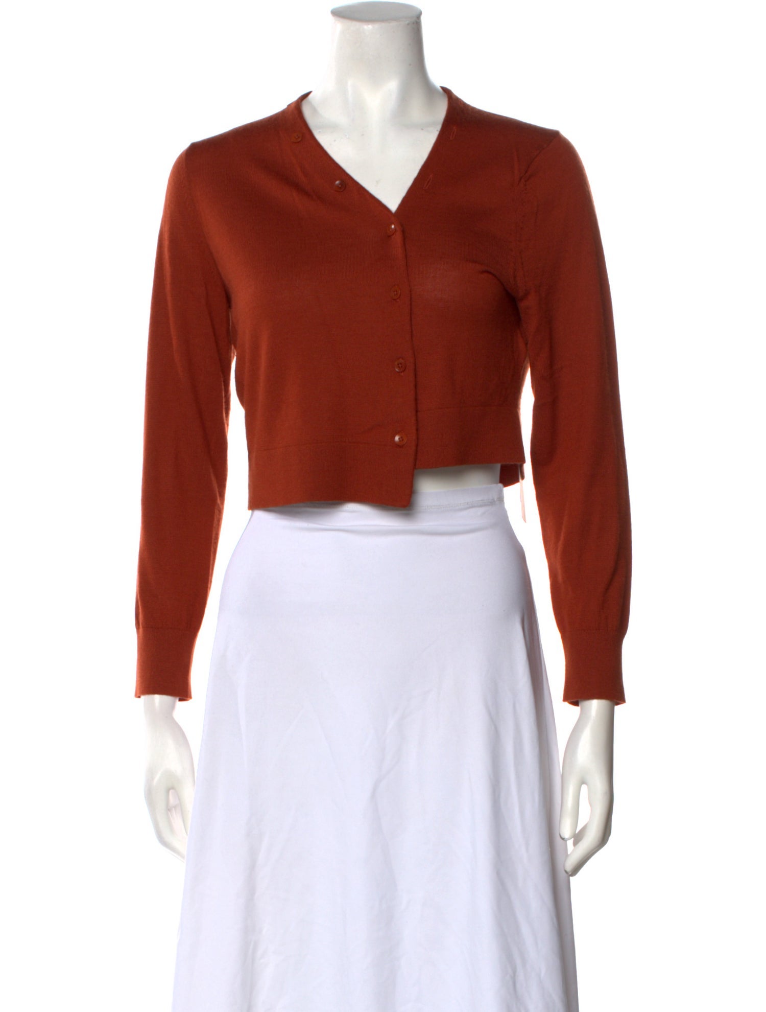 Tibi Wool V-Neck Sweater