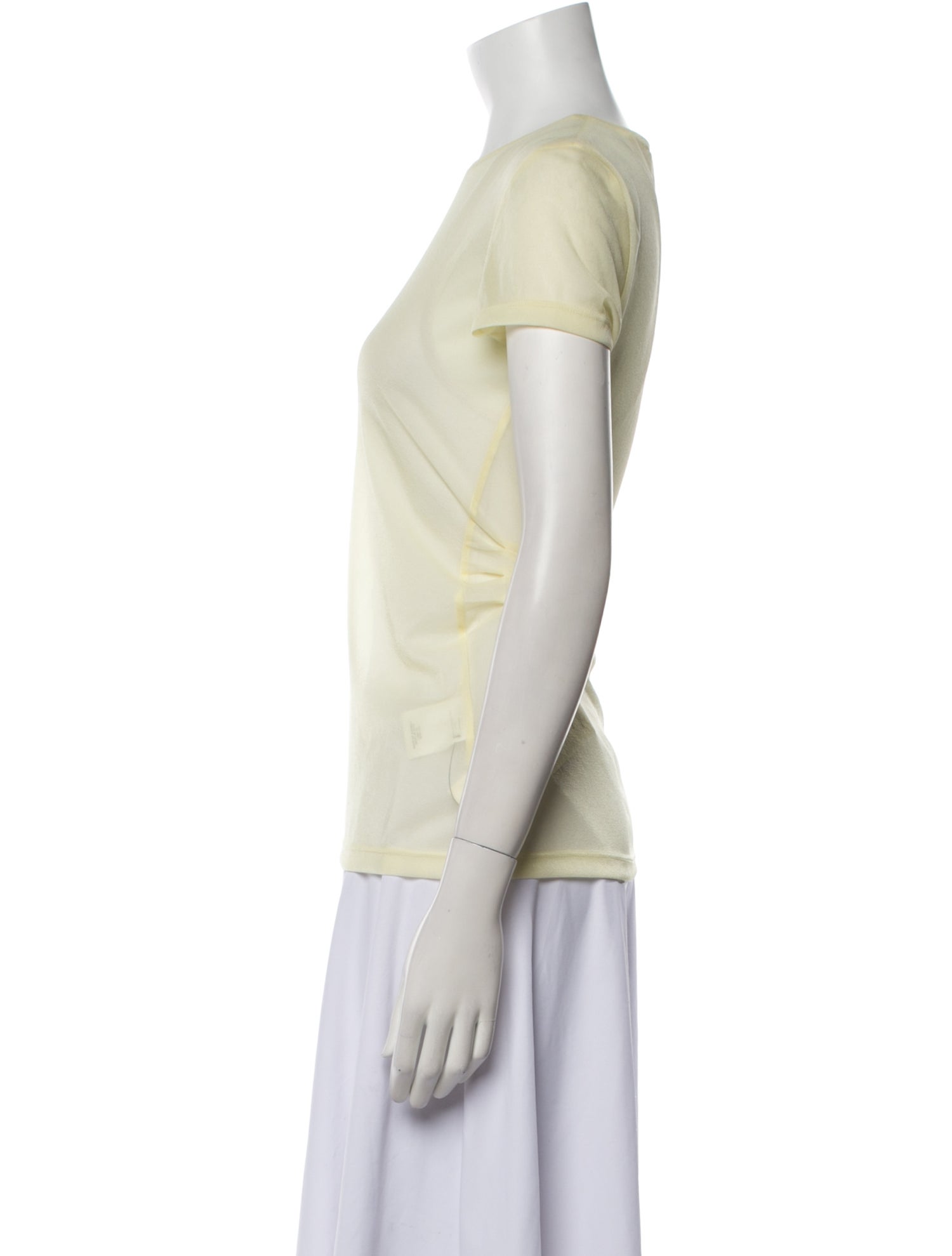 Tibi Crew Neck Short Sleeve T-Shirt