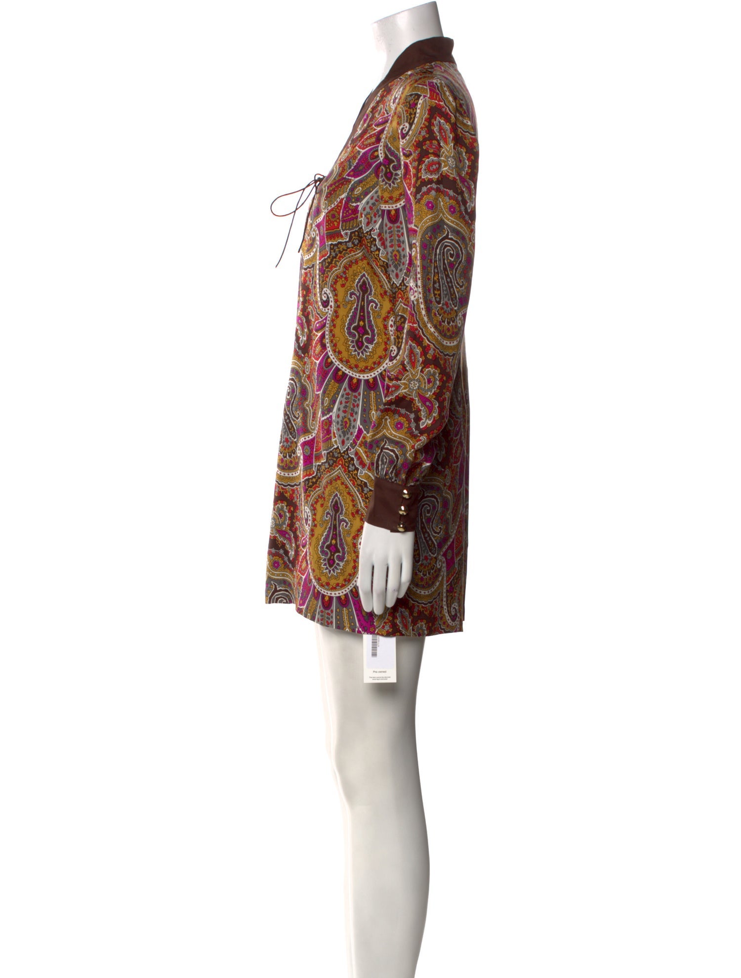 ワンピース ETRO SS23 SHADED WOOL MINI DRESS (12829_98108000) Etro Shaded Wool Mini Dress - Multicolour - SS23 Collection