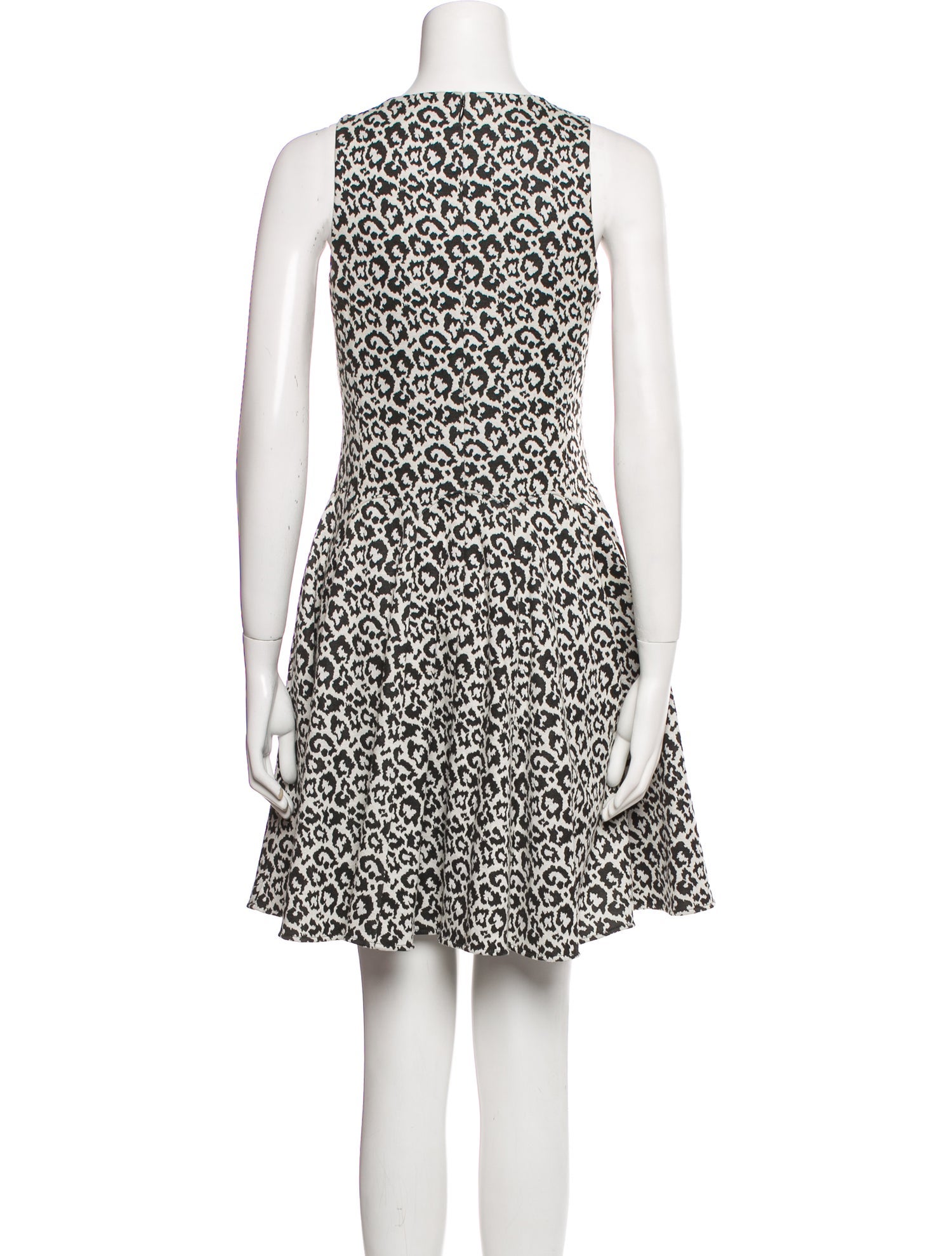 Tibi Animal Print Mini Dress