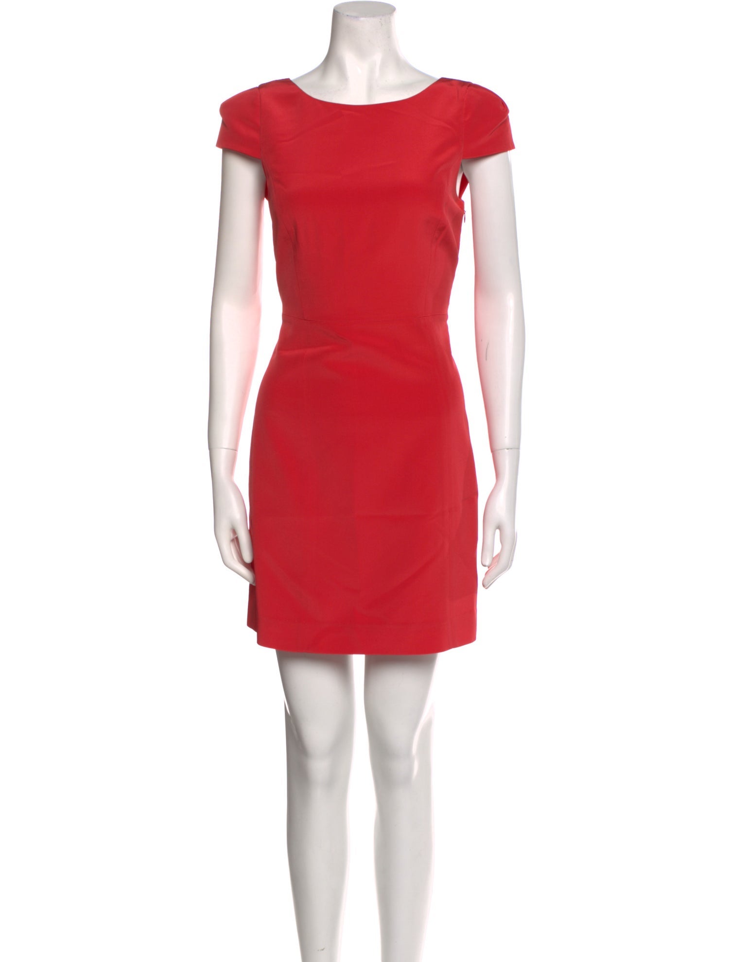 Tibi Bateau Neckline Mini Dress