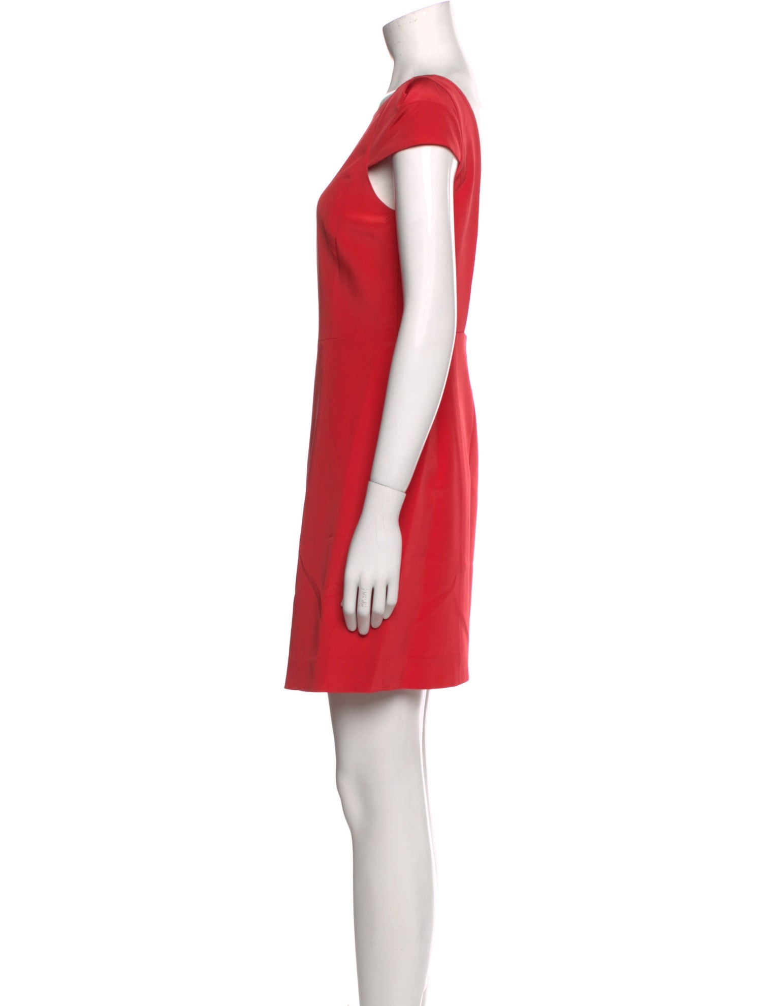 Tibi Bateau Neckline Mini Dress
