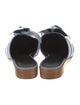 Tibi Leather Bow Accents Mules
