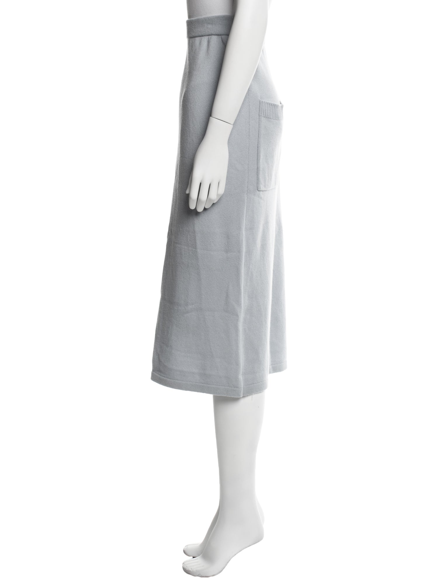 Tibi Cashmere Midi Length Skirt