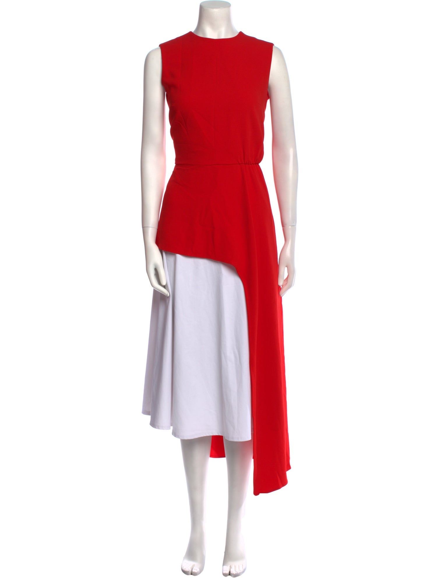 Tibi Crew Neck Sleeveless Tunic