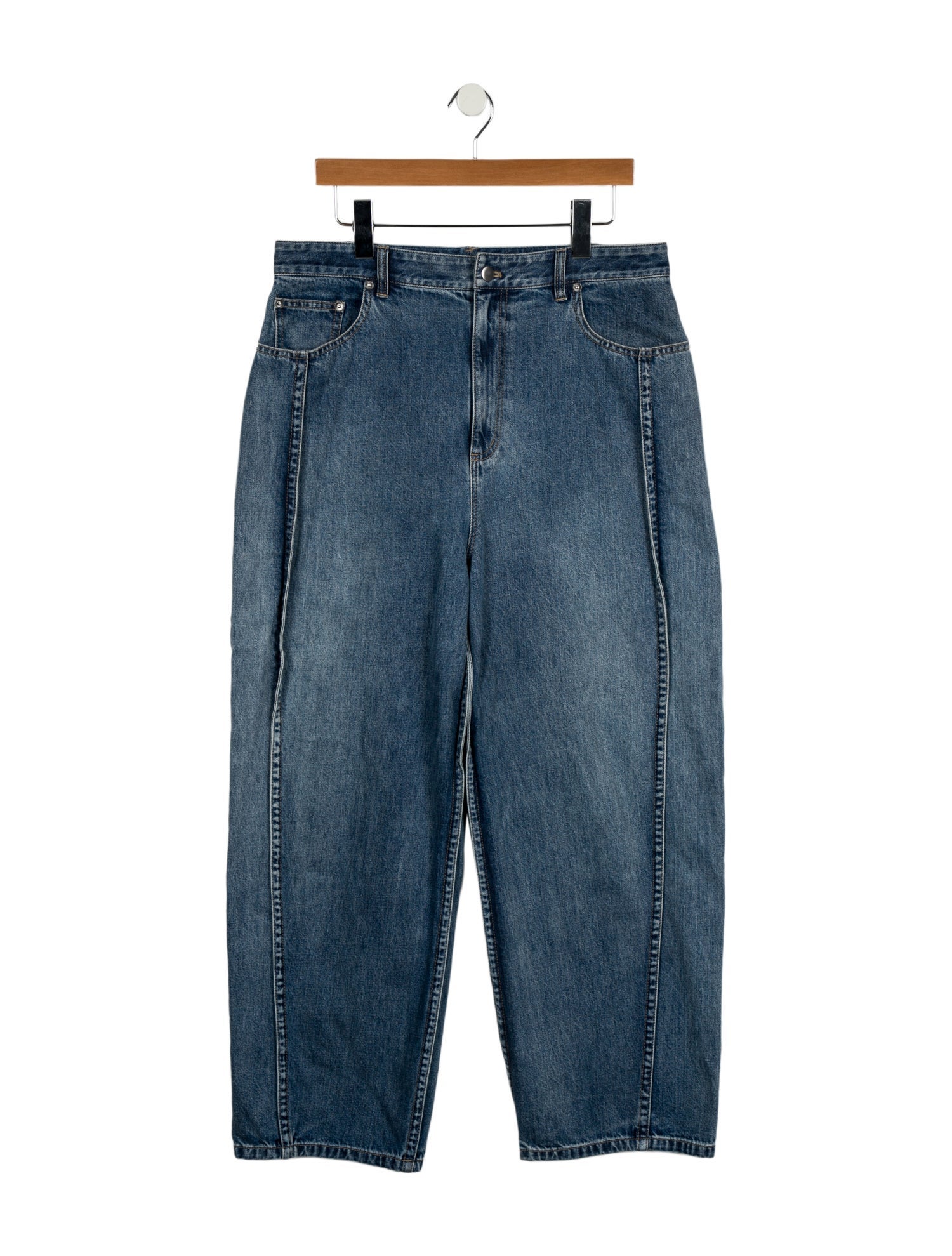 Tibi High-Rise Wide Leg Jeans