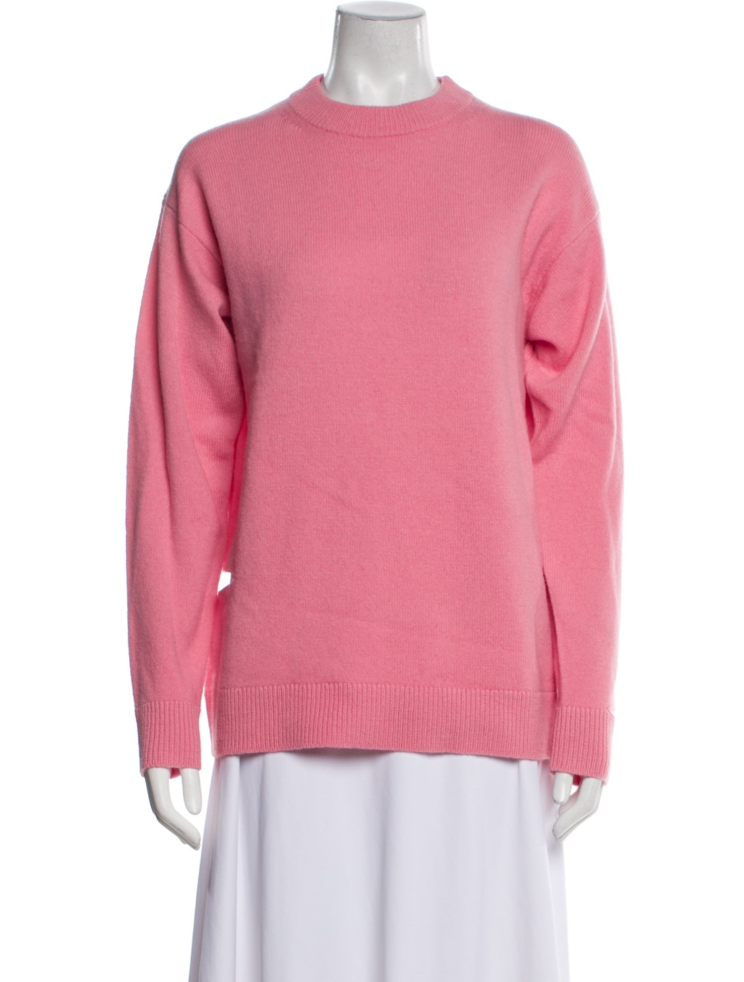 Tibi Lambswool Mock Neck Sweater